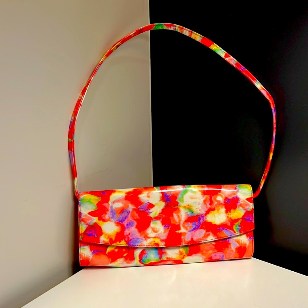 Stuart Weizmann Patent Leather clutch